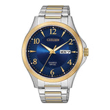 Citizen Quartz Classic Stainless Steel Two Tone Mens Dress Watch | BF2005-54L | Time Watch Specialists