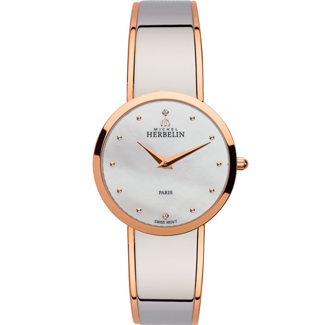 HERBELIN M - Band Rose Gold Dial and Rose Gold Steel Bracelet 31mm Women's Watch | 17082/BT59 | TIME Watches