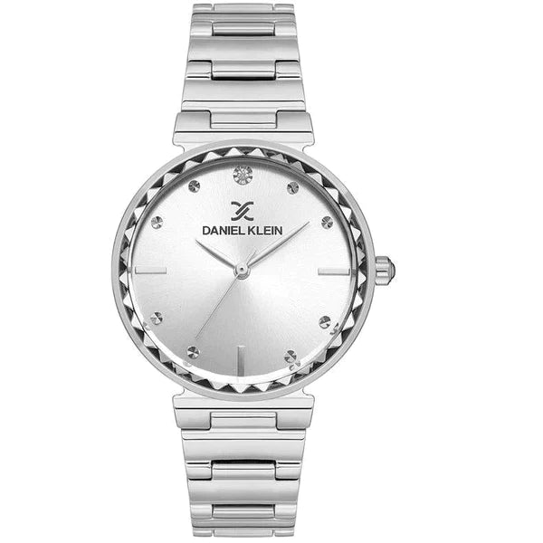 Daniel Klein Flord Silver Women's Dress Watch | DK113461-1 | Time Watch Specialists
