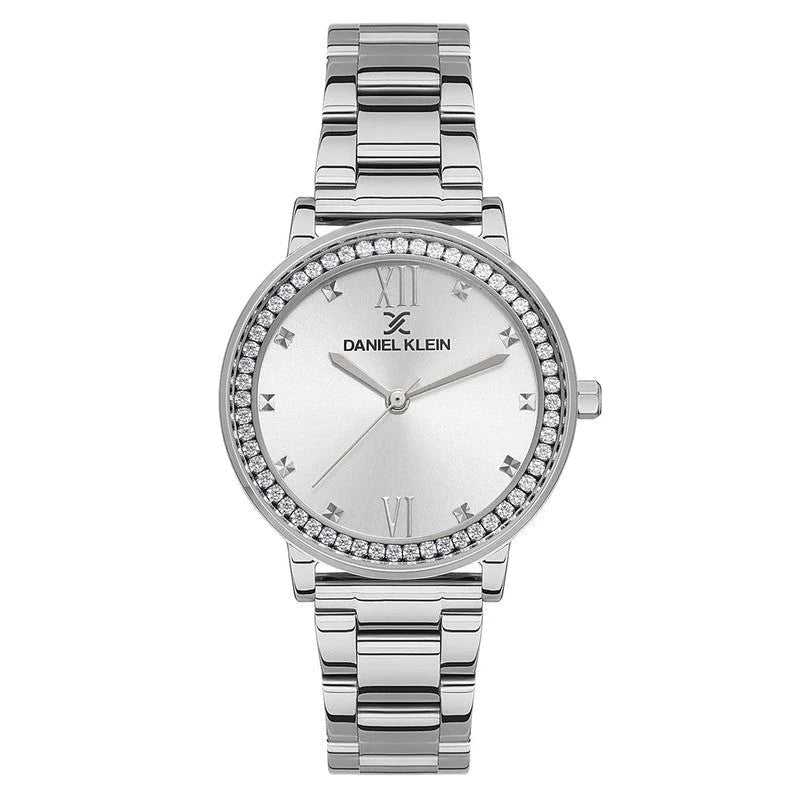 Daniel Klein Premium Silver Dial 3 Hands Woman's Watch | DK113510-1 | Time Watch Specialists