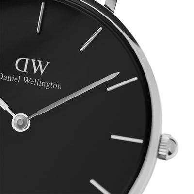 Daniel Wellington Classic Petite Sterling Black Women's Watch - DW00100304 | Time Watch Specialists