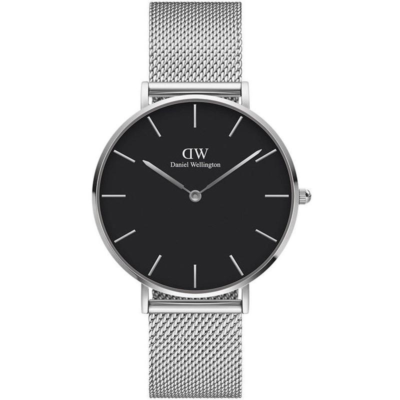 Daniel Wellington Classic Petite Sterling Black Women's Watch - DW00100304 | Time Watch Specialists