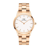 Daniel Wellington Iconic Link Rose Gold Watch 36mm | Time Watch Specialists
