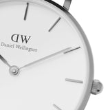 Daniel Wellington Petite Sterling Silver Women's Mesh Dress Watch | DW00100220 | Time Watch Specialists