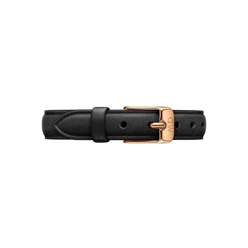 Daniel Wellington Quadro Pressed Sheffield Black Leather Woman's Watch | DW00100450 | Time Watch Specialists