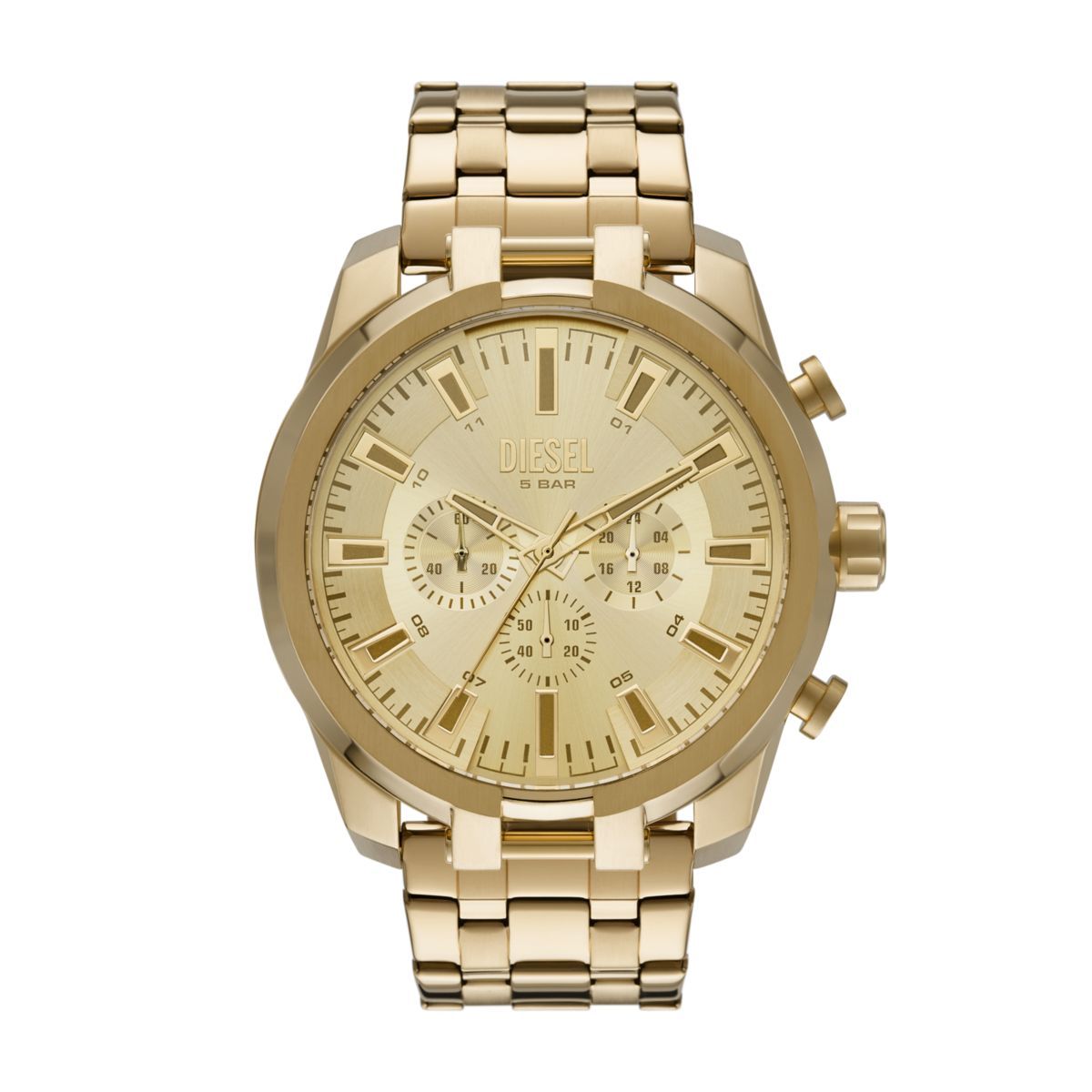 Diesel Arges Split Chronograph Gold - Tone Stainless Steel Watch | DZ4590 | TIME Watches