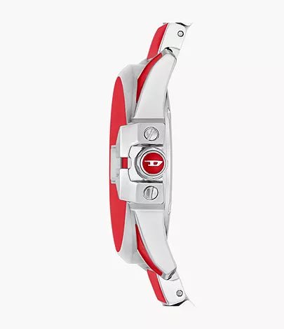 Diesel Baby Chief Digital Red Lacquer and Stainless Steel Unisex Watch | DZ2192 | TIME Watches