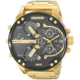 Diesel Black / Gold Mr Daddy 2.0 Men's Chronograph Watch - DZ7333 | Time Watch Specialists