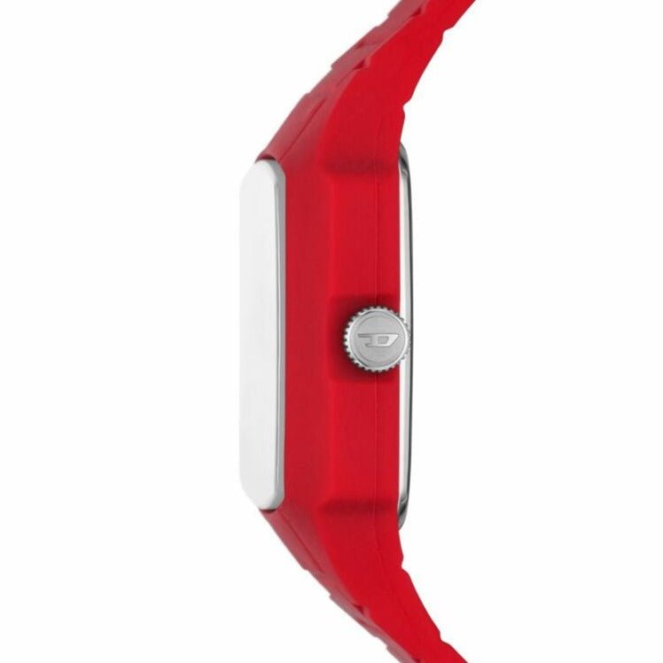 Diesel Cliffhanger 2.0 Three - Hand Red Silicone Men's Watch | DZ2165 | TIME Watches