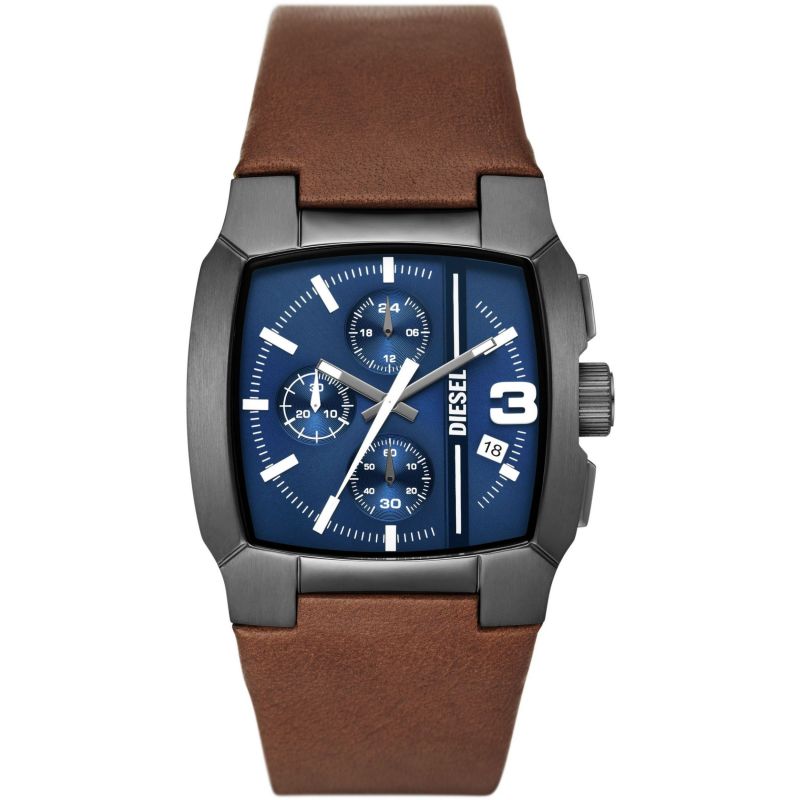 Diesel Cliffhanger Chronograph Gunmetal Stainless Steel Men's Watch | DZ4641 | TIME Watches