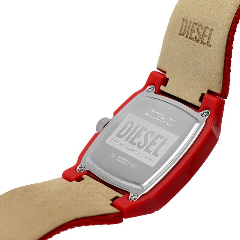 Buy Diesel Cliffhanger Three-Hand Solar-Powered Red rPET Men's Watch |  DZ2168 | Time Watch Specialists