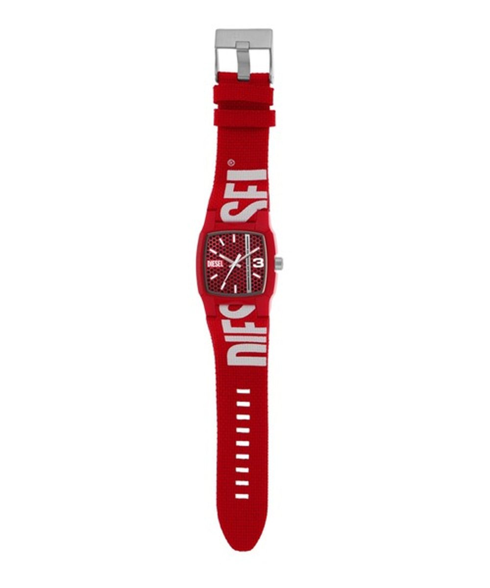 | Diesel Watch Time DZ2168 | Men\'s rPET Buy Solar-Powered Red Cliffhanger Watch Specialists Three-Hand