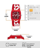 Diesel Cliffhanger Three-Hand Solar-Powered Red rPET Men's Watch | DZ2168 | Time Watch Specialists
