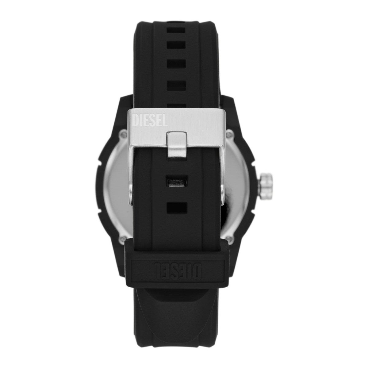Diesel Double Up Three-Hand Black Silicone Men's Watch - DZ1982 | Time Watch Specialists