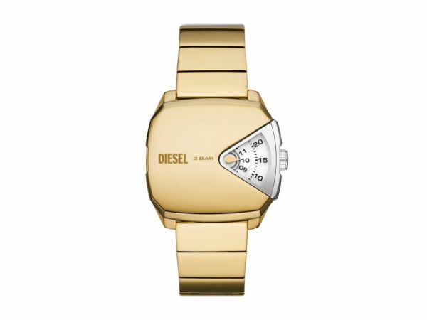 Diesel D.V.A Three - Hand Gold - Tone Stainless Steel Men's Watch | DZ2154 | TIME Watches