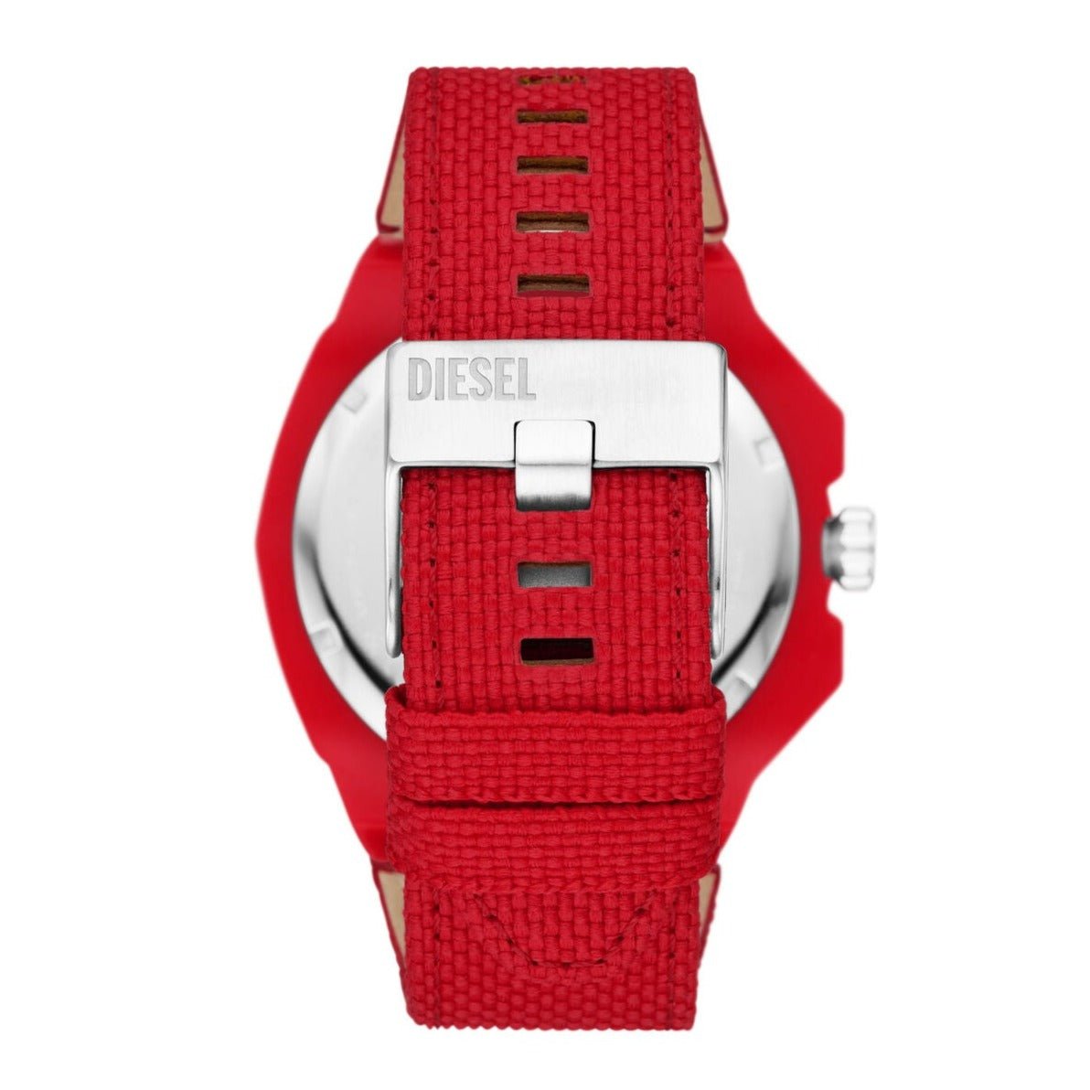 Diesel Framed Three-Hand Solar-Powered Red rPET Men's Watch | DZ4621 | Time Watch Specialists