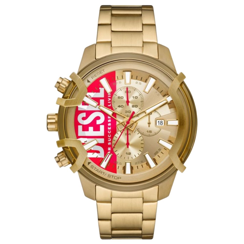 Diesel Griffed Gold Chronograph Men's Watch | DZ4595 | TIME Watches