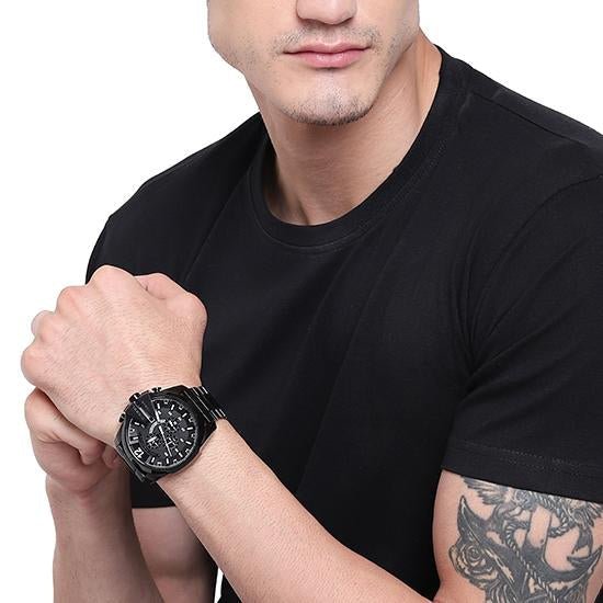 Diesel Mega Chief Black Dial Men's Watch - DZ4283 | Time Watch Specialists