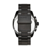 Diesel Mega Chief Black Round Stainless Steel Men's Watch - DZ4318 | Time Watch Specialists