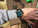Diesel Mega Chief Black Round Stainless Steel Men's Watch - DZ4318 | Time Watch Specialists