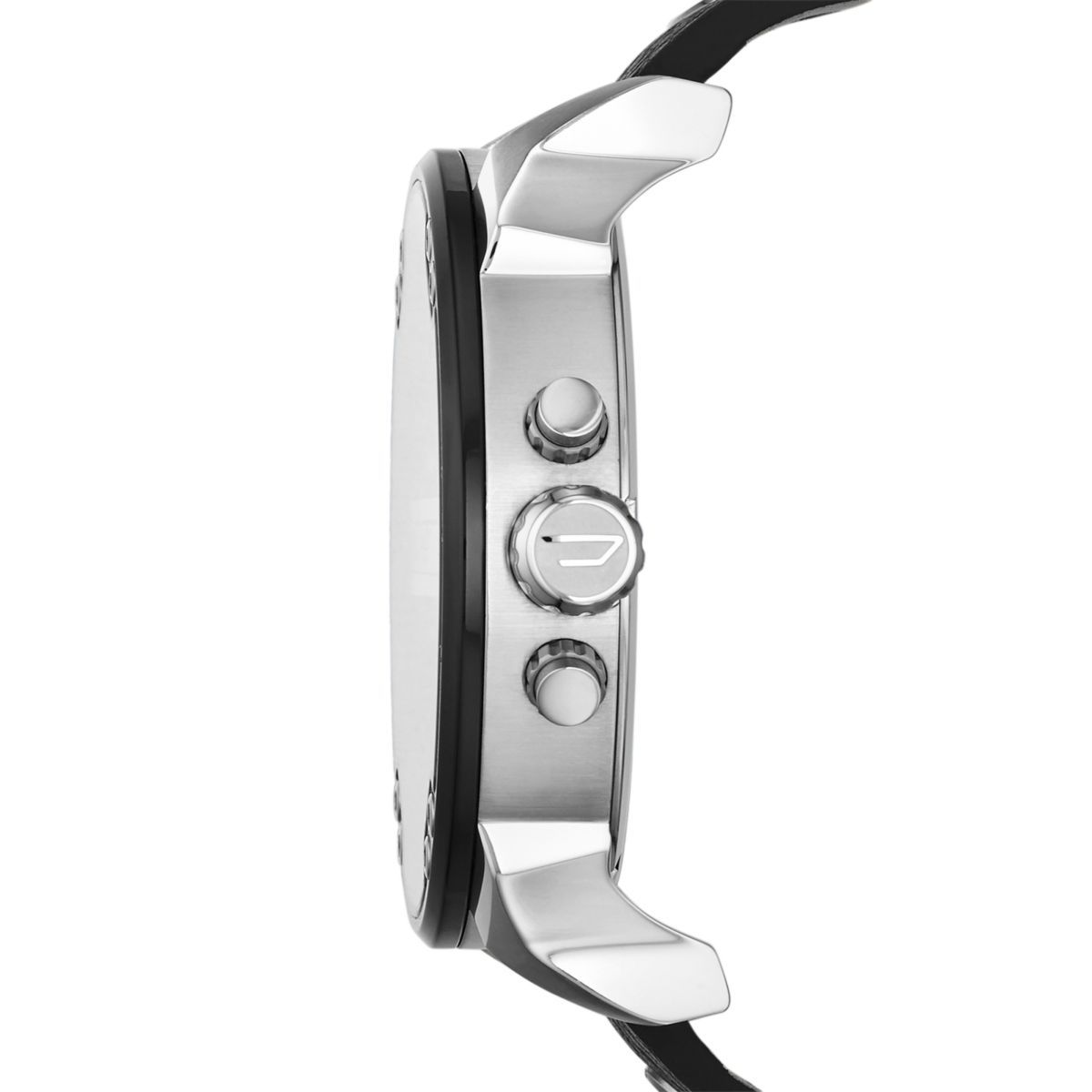 Diesel Men's Mr. Daddy 2.0 Silver Round Leather Watch - DZ7313 | Time Watch Specialists