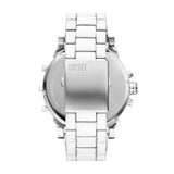 Diesel Mr. Daddy 2.0 Chronograph White and Stainless Steel Men's Watch | DZ7481 | Time Watch Specialists