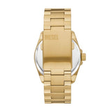 Diesel MS9 Three-Hand Date, Gold-Tone Stainless Steel Men's Watch and Necklace Set | DZ2163SET | Time Watch Specialists