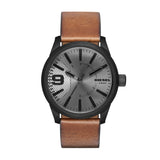 Diesel Rasp Brown Leather Men's Watch - - DZ1764 | Time Watch Specialists