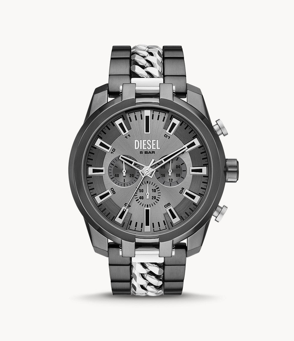 Diesel Spilt Chronograph Two - Toned Stainless Steel Men's Watch | DZ4630 | TIME Watches