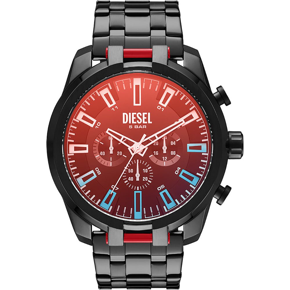 Diesel Split Chronograph Black - Tone Stainless Steel Watch | DZ4589 | TIME Watches
