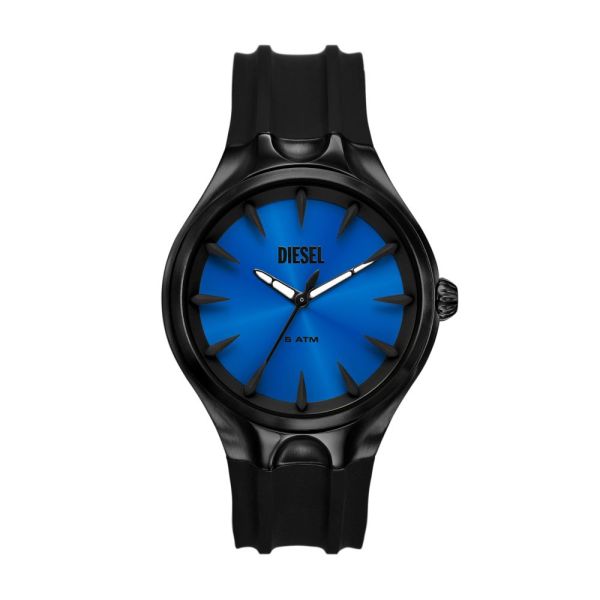 Diesel Streamline Three-Hand Black Silicone Men's Watch | DZ2203 | Time Watch Specialists