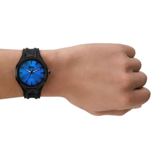 Diesel Streamline Three-Hand Black Silicone Men's Watch | DZ2203 | Time Watch Specialists