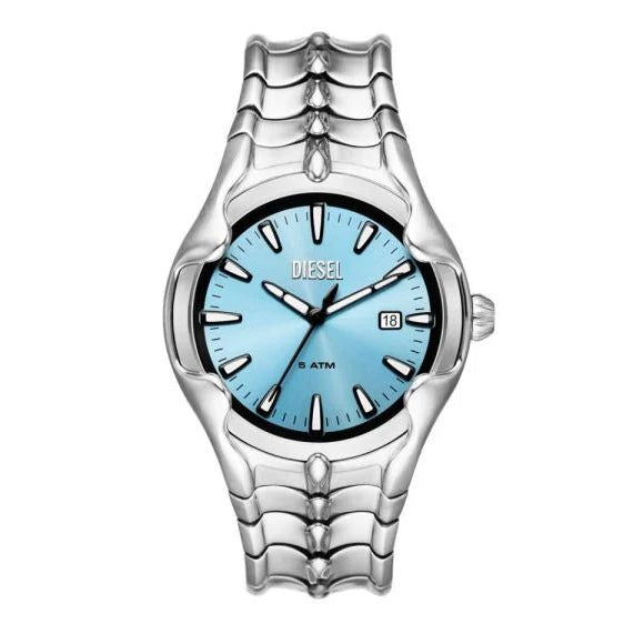 Diesel Vert Three-Hand Date Stainless Steel Men's Watch | DZ2200 | Time Watch Specialists