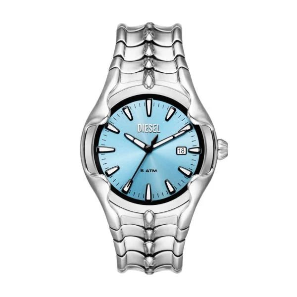 Diesel Vert Three-Hand Date Stainless Steel Men's Watch | DZ2200 | Time Watch Specialists