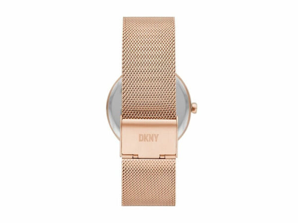 DKNY Downtown D Three-Hand Rose Gold-Tone Stainless Steel Women's Watch | NY6625