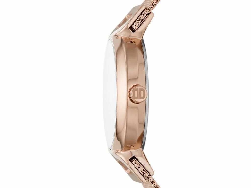DKNY Downtown D Three-Hand Rose Gold-Tone Stainless Steel Women's Watch - NY6625 | Time Watch Specialists