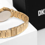 DKNY Soho D Three-Hand Gold-Tone Stainless Steel Women's Watch | NY6651 | Time Watch Specialists