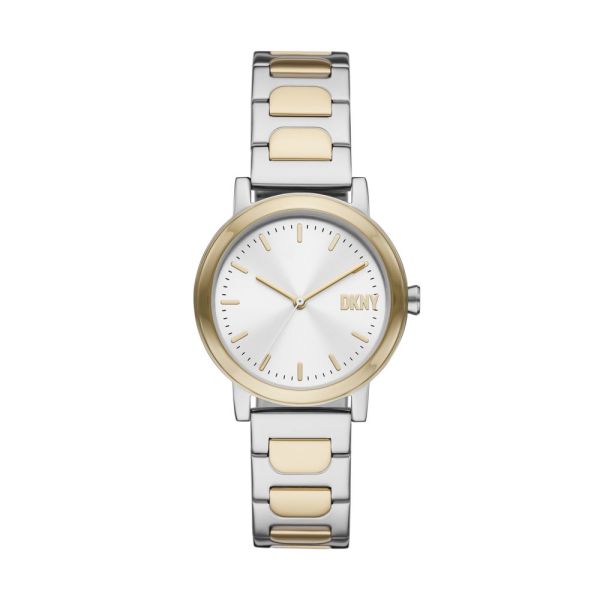 DKNY Soho Rose Gold Dial and Rose Gold Steel Bracelet 34mm Women's Watch | NY6621 | TIME Watches