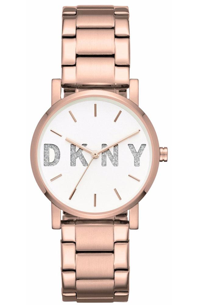 Buy DKNY Soho Rose Gold Stainless Steel Bracelet Women's Watch