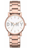 DKNY Soho Rose Gold Stainless Steel Bracelet Women's Watch - NY2654 | Time Watch Specialists