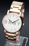 DKNY Soho Rose Gold Stainless Steel Bracelet Women's Watch - NY2654 | Time Watch Specialists