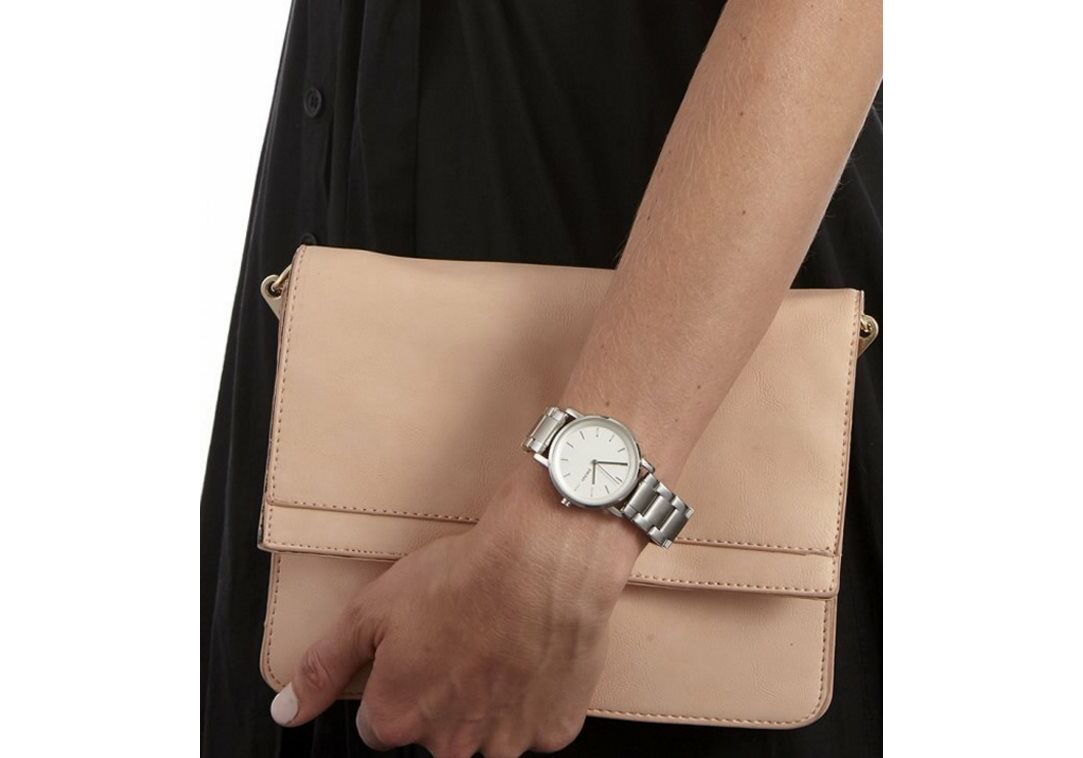 Buy DKNY Soho Silver Steel Round Stainless Steel Women s Watch