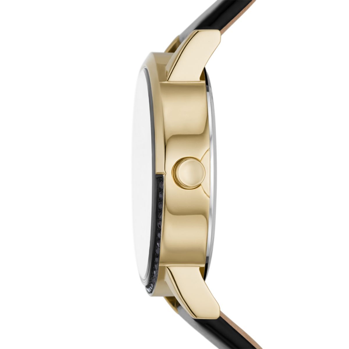 DKNY Soho Black Dial and Black Leather 34mm Women's Watch | NY2988 | TIME Watches