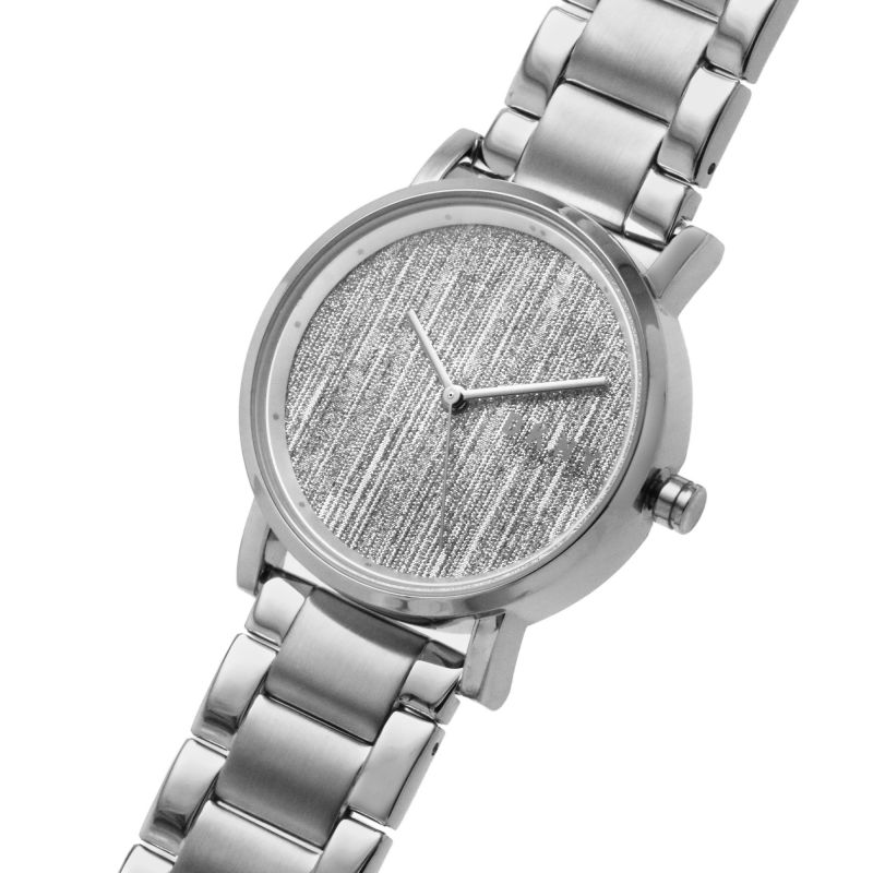 DKNY Soho Silver Dial and Silver Steel Bracelet 34mm Women's Watch | NY2986 | TIME Watches