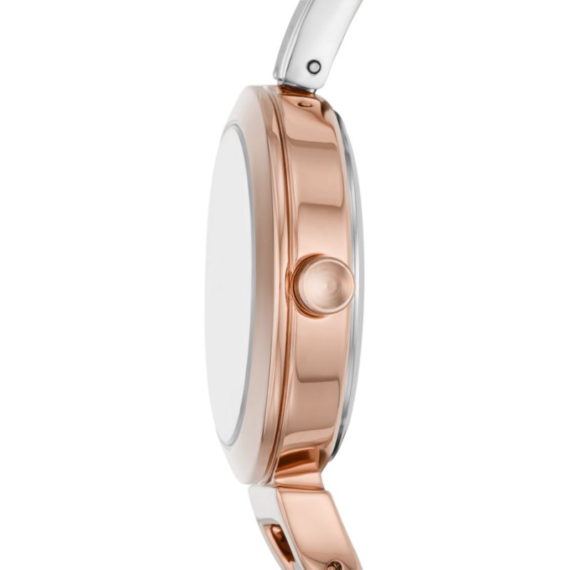 DKNY Uptown Rose Gold Dial and Rose Gold Steel Bracelet 28mm Women's Watch | NY6633 | TIME Watches