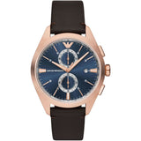 Emporio Armani Brown Leather Men's Watch | AR11554 | Time Watch Specialists