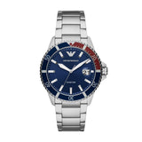 Emporio Armani Diver Three-Hand Stainless Steel Men's Watch - AR11339 | Time Watch Specialists