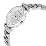 Emporio Armani Gianni T-Bar Silver Women's Dress Watch | AR1925 | Time Watch Specialists