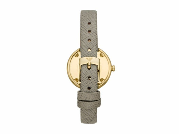 Emporio Armani Rosa Two-Hand Taupe Leather Women's Watch | AR11533