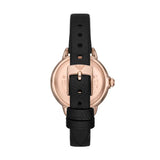 Emporio Armani Three-Hand Black Leather Woman's Watch | AR11598 | Time Watch Specialists